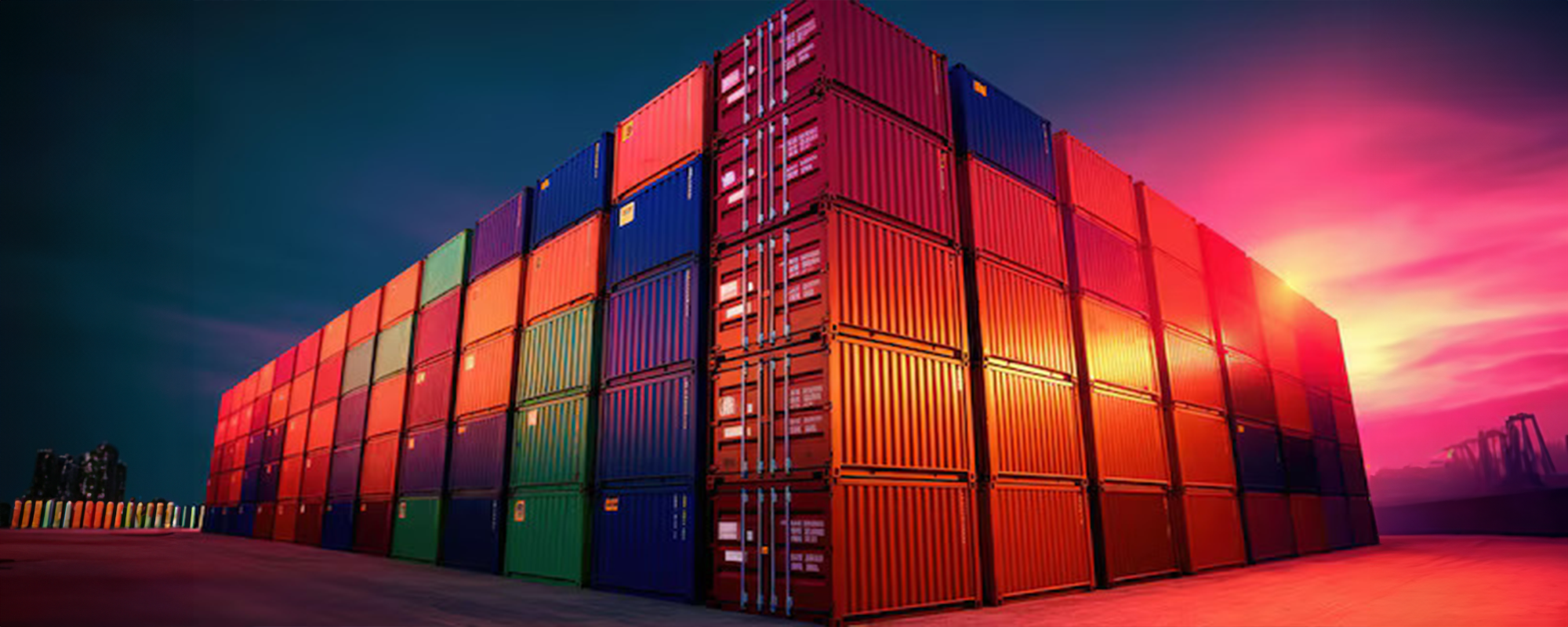 Using Paint for Company Branding of Shipping Containers