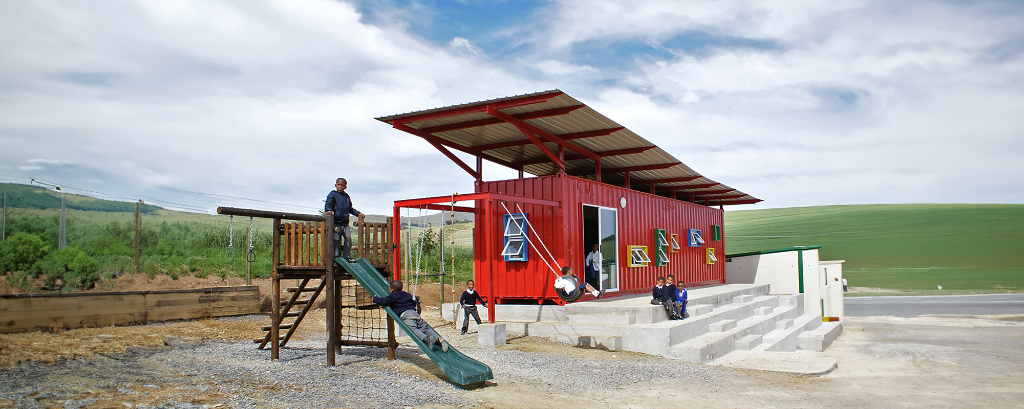 Portable Storage Containers for Modular Classrooms