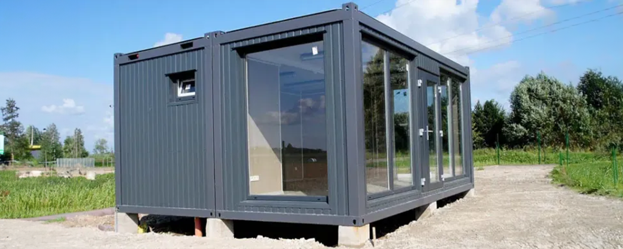 Turning Storage Container into Office
