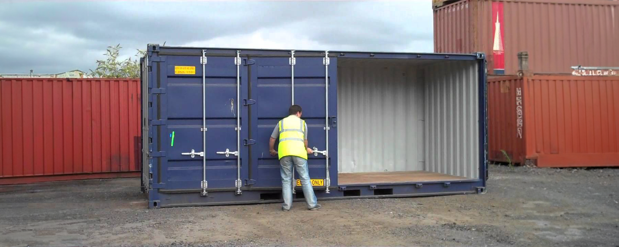 How to Open a Stuck Portable Storage Container Door