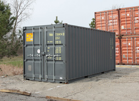 40' x 8' x 8.5' Tall AS IS Shipping Container - Yellow | GLKS